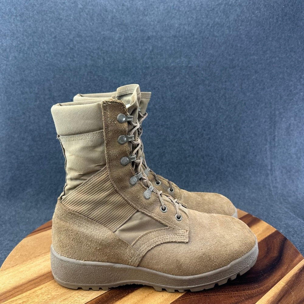 US Military McRae Footwear Hot Weather Combat Boots Desert Tan 6.5W